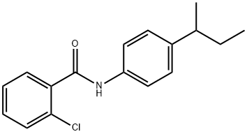 N-[4-(butan-2-yl)phenyl]-2-chlorobenzamide Struktur