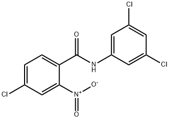 4-chloro-N-(3,5-dichlorophenyl)-2-nitrobenzamide Struktur