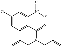 4-chloro-2-nitro-N,N-di(prop-2-en-1-yl)benzamide Struktur