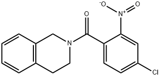 (4-chloro-2-nitrophenyl)(3,4-dihydroisoquinolin-2(1H)-yl)methanone Struktur