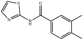 3,4-dimethyl-N-(1,3-thiazol-2-yl)benzamide Struktur