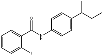 N-[4-(butan-2-yl)phenyl]-2-iodobenzamide Struktur