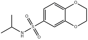 N-(propan-2-yl)-2,3-dihydro-1,4-benzodioxine-6-sulfonamide Struktur