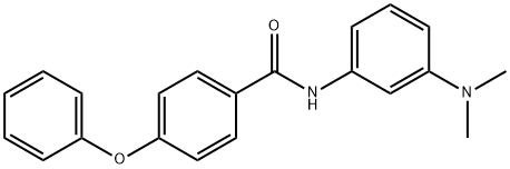 N-[3-(dimethylamino)phenyl]-4-phenoxybenzamide Struktur