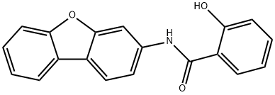 N-(dibenzo[b,d]furan-3-yl)-2-hydroxybenzamide Struktur