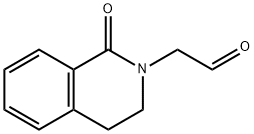 3,4-dihydro-1-oxo-2(1H)-Isoquinolineacetaldehyde Struktur