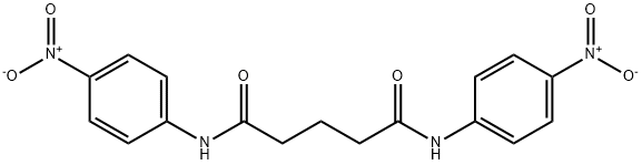 N,N'-bis(4-nitrophenyl)pentanediamide Struktur