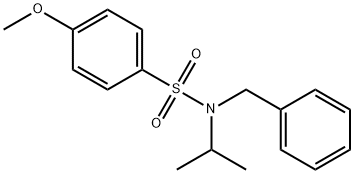 N-benzyl-4-methoxy-N-(propan-2-yl)benzenesulfonamide Struktur