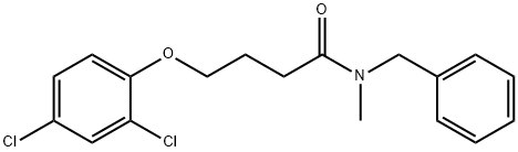 N-benzyl-4-(2,4-dichlorophenoxy)-N-methylbutanamide Struktur