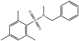 N-benzyl-N,2,4,6-tetramethylbenzenesulfonamide Struktur