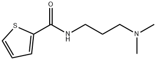 N-[3-(dimethylamino)propyl]thiophene-2-carboxamide Struktur