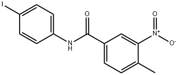 N-(4-iodophenyl)-4-methyl-3-nitrobenzamide Struktur