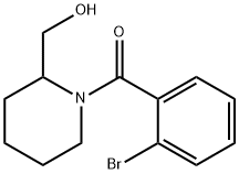 (2-bromophenyl)[2-(hydroxymethyl)piperidin-1-yl]methanone Struktur