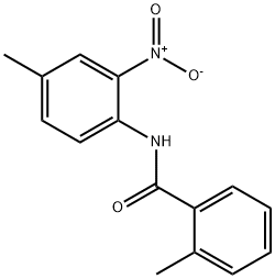 2-methyl-N-(4-methyl-2-nitrophenyl)benzamide Struktur