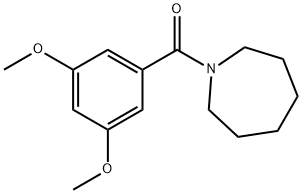 azepan-1-yl(3,5-dimethoxyphenyl)methanone Struktur