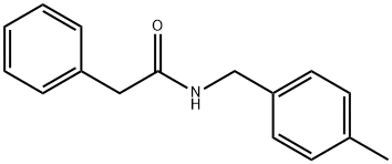 N-(4-methylbenzyl)-2-phenylacetamide Struktur