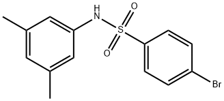 4-bromo-N-(3,5-dimethylphenyl)benzenesulfonamide Struktur