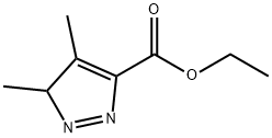 Ethyl 3,4-dimethyl-1H-pyrazole-5-carboxylate Struktur