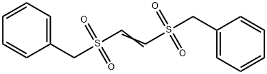 1,2-BIS(BENZYLSULFONYL)ETHENE Struktur