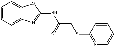 N-(1,3-benzothiazol-2-yl)-2-(pyridin-2-ylsulfanyl)acetamide Struktur