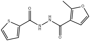 2-methyl-N'-(2-thienylcarbonyl)-3-furohydrazide Struktur