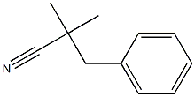 2,2-Dimethyl-3-phenylpropanenitrile Struktur