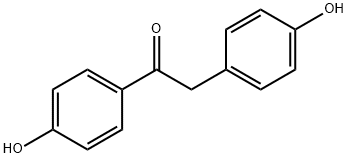 1,2-bis(4-hydroxyphenyl)ethan-1-one Struktur