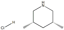 cis-3,5-Dimethyl-piperidine hydrochloride Struktur