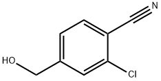 2-Chloro-4-(hydroxymethyl)benzonitrile Struktur