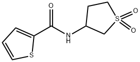 N-(1,1-dioxidotetrahydro-3-thienyl)-2-thiophenecarboxamide Struktur