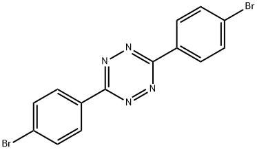 1,2,4,5-Tetrazine, 3,6-bis(4-bromophenyl)-
 Struktur