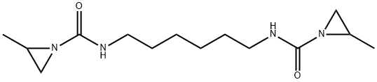 N,N'-HEXAMETHYLENEBIS(2-METHYL-1-AZIRIDINECARBOXAMIDE) Struktur