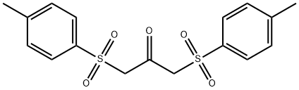 1,3-BIS-(TOLUENE-4-SULFONYL)-PROPAN-2-ONE Struktur