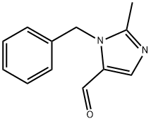 1-benzyl-2-methyl-1H-imidazole-carbaldehyde Struktur