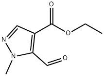 ethyl 5-formyl-1-methyl-1H-pyrazole-4-carboxylate Struktur