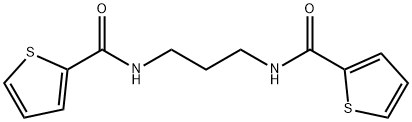 N,N'-1,3-propanediyldi(2-thiophenecarboxamide) Struktur