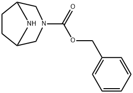 benzyl 3,8-diazabicyclo[3.2.1]octane-3-carboxylate Struktur