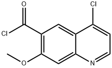 7-methoxy-4-chloro-quinoline-6-carbonyl chloride