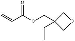 2-Propenoic acid, (3-ethyl-3-oxetanyl)methyl ester
 Struktur