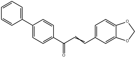 3,4-METHYLENEDIOXY-4'-PHENYLCHALCONE Struktur