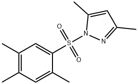 3,5-dimethyl-1-[(2,4,5-trimethylphenyl)sulfonyl]-1H-pyrazole Struktur