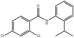 2,4-dichloro-N-(2-isopropylphenyl)benzamide Struktur