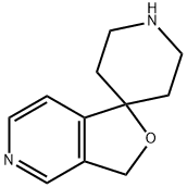 3H-spiro[furo[3,4-c]pyridine-1,4'-piperidine] Struktur