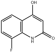 8-fluoro-4-hydroxyquinolin-2(1H)-one Struktur