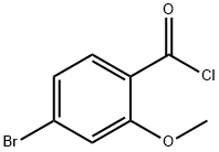 4-bromo-2-methoxybenzoyl chloride Struktur