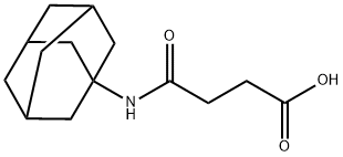 4-(1-adamantylamino)-4-oxobutanoic acid Struktur