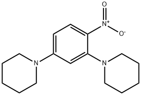 1-NITRO-2,4-DIPIPERIDINOBENZENE Struktur