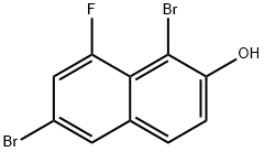 1,6-dibromo-8-fluoro-2-naphthol