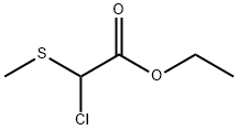 ethyl 2-chloro-2-(methylthio)acetate Struktur