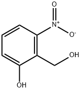 2-(Hydroxymethyl)-3-nitrophenol Struktur